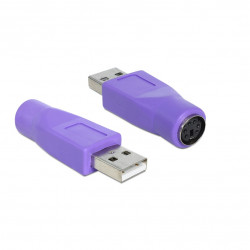 Delock PS/2 anya - USB Type-A apa adapter (65461)