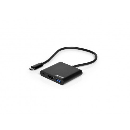 Port Designs dokkoló, USB-C - USB-C/HDMI/USB (900140)