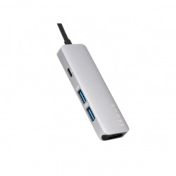 VCOM USB TYPE-C apa - HDMI anya/2x USB 3.0/USB TYPE-C anya átalakító (CU429M)