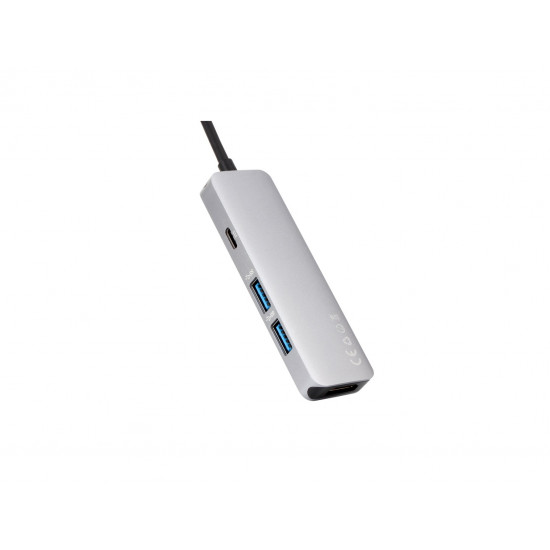 VCOM USB TYPE-C apa - HDMI anya/2x USB 3.0/USB TYPE-C anya átalakító (CU429M)