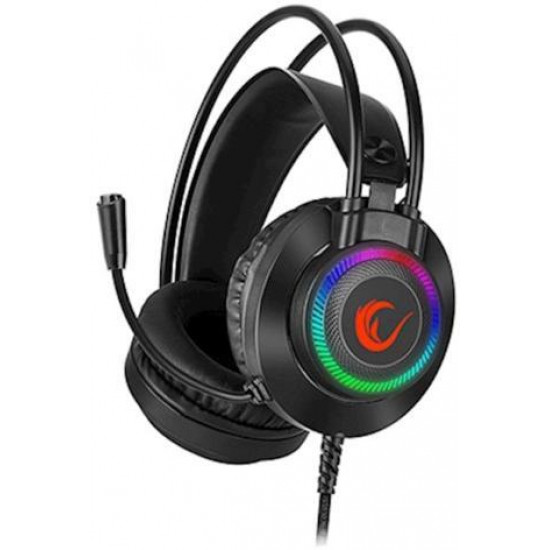 HKM-Rampage RM-K27 X-JAMMER fekete 7.1 RGB headset (34516)