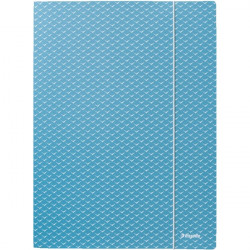 Esselte ColourBreeze karton kék gumis mappa (628492)