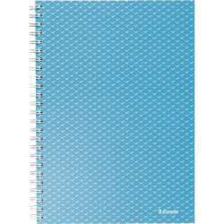 Esselte ColourBreeze A5 kockás kék spirálfüzet (628466)