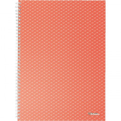 Esselte ColourBreeze A4 vonalas korall spirálfüzet (628483)