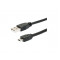 Delight USB 2.0 Type-A - micro USB 2.0 Type-B összekötő kábel, 3m (20327)