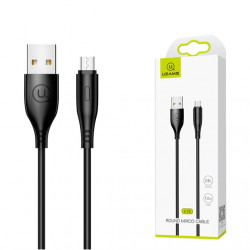 Usams USB Type-A - micro USB Type-B kábel, 1m, fekete (SJ268USB01)