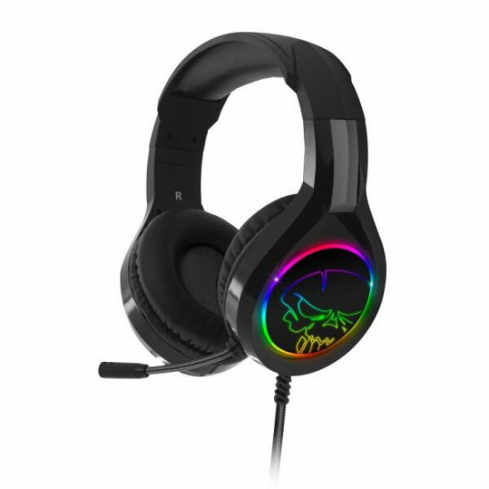 Spirit of Gamer PRO-H8 RGB mikrofonos fejhallgató fekete (MIC-PH8)