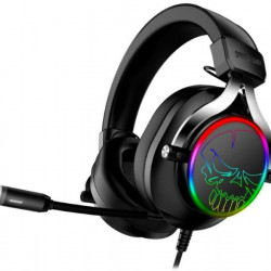 Spirit of Gamer XPERT-H100 7.1 USB Mikrofonos fejhallgató fekete-piros (MIC-XH600)