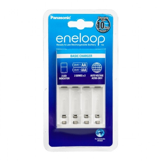 Panasonic Eneloop akkutöltő 2/4 AA-AAA-hoz (BQCC51E)