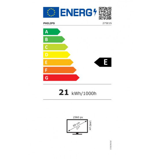 Philips 27'' 275E1S UHD IPS Monitor (275E1S/00)