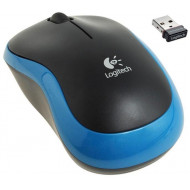 Logitech M185 vezeték nélküli optikai egér kék-fekete (910-002236)