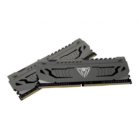 Patriot Viper 16GB 3200MHz DDR4 RAM Steel CL16 szürke (2x8GB) (PVS416G320C6K)