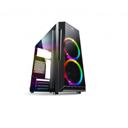 Spirit of Gamer Deathmatch 3 RGB fekete ablakos táp nélküli mATX ház