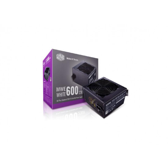 Cooler Master 600W MWE 600 WHITE tápegység (MPE-6001-ACABW-EU)