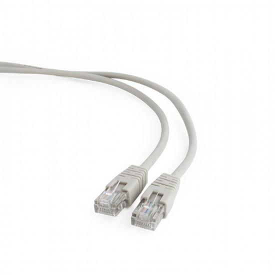 Gembird RJ45 CAT5e UTP M/M adatkábel 10m szürke (PP12-10M)