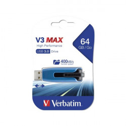 Verbatim 64GB V3 MAX kék-fekete USB 3.0 Pen Drive (49807)