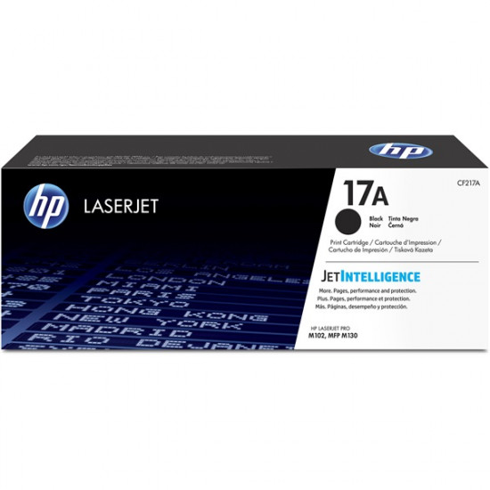 HP CF217A LaserJet tonerkazetta fekete (17A)