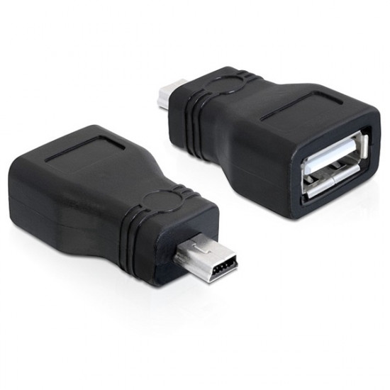 KE -Delock USB 2.0-A-mini USB átalakító (65277)