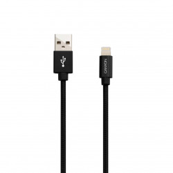 Canyon USB-Lightning töltő-/adatkábel, fekete (CNS-MFIC3B)