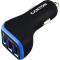 TOL - Canyon autós töltő 2xUSB 2400mA 1xType-C (CNE-CCA08PU)