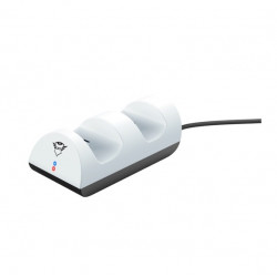 Trust GXT 254 Duo PS5 fehér kontroller töltő állomás (24451)