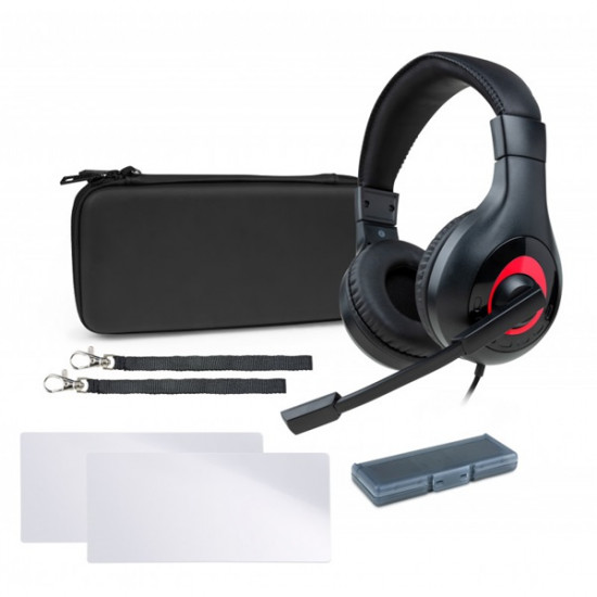 Nacon Essential Pack Nintendo Switch fekete headset csomag Nacon Essential Pack Nintendo Switch fekete headset csomag