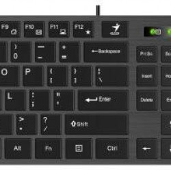 Genius SlimStar C126 vezetékes fekete USB billentyűzet + egér