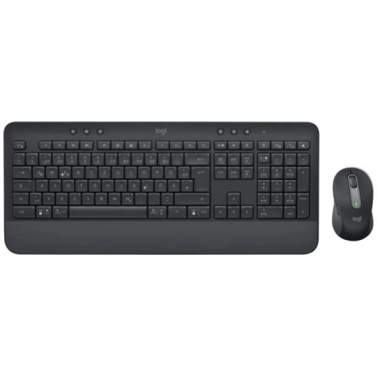 LOGITECH Billentyűzet + egér - MK650 Vezeték Nélküli Combo Grafitszürke, HUN