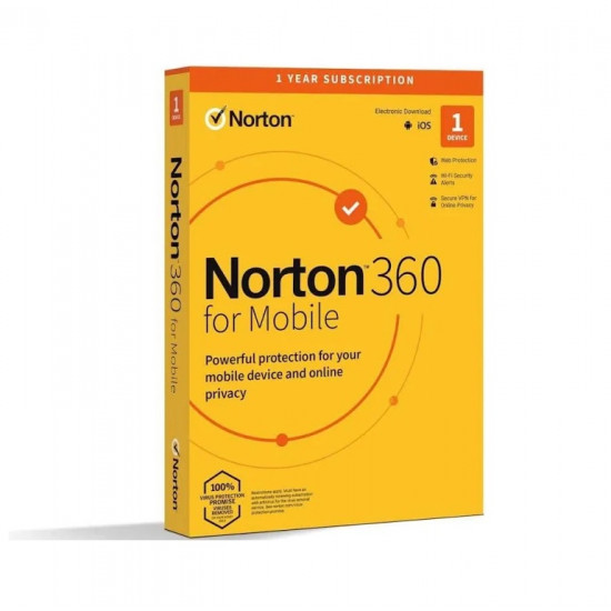 Norton 360 for Mobile HUN 1 Felhasználó 1 éves dobozos vírusirtó szoftver (21426914)