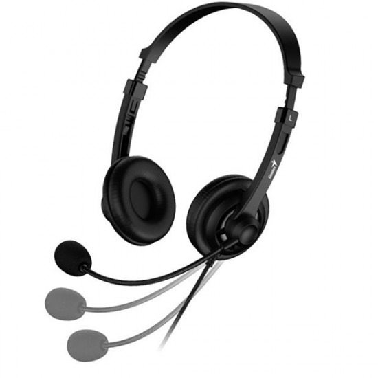 Genius HS-230U USB headset - fekete (31710021400) Genius HS-230U USB headset - fekete (31710021400)