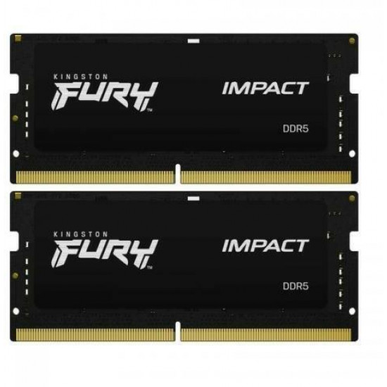 KINGSTON FURY NB memória DDR5 32GB 4800MHz CL38 SODIMM Kit of 2 Impact (KF548S38IBK2-32)