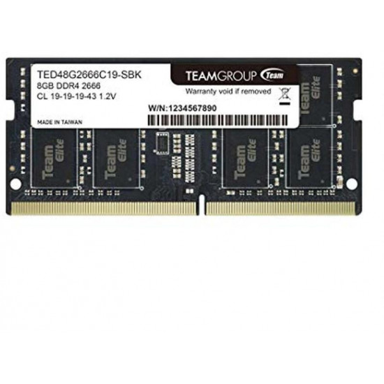 Team Elite 8GB/2666 DDR4 retail, SODIMM (TED48G2666C19-S01)