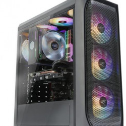 ZALMAN Ház Midi ATX N5 MF Tápegység nélkül, Fekete RGB