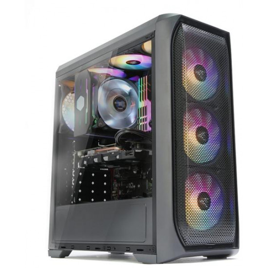 ZALMAN Ház Midi ATX N5 MF Tápegység nélkül, Fekete RGB