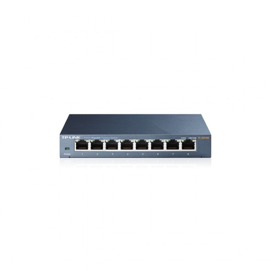 TP-Link TL-SG108 10/100/1000Mbps 8 portos mini switch TP-Link TL-SG108 10/100/1000Mbps 8 portos mini switch
