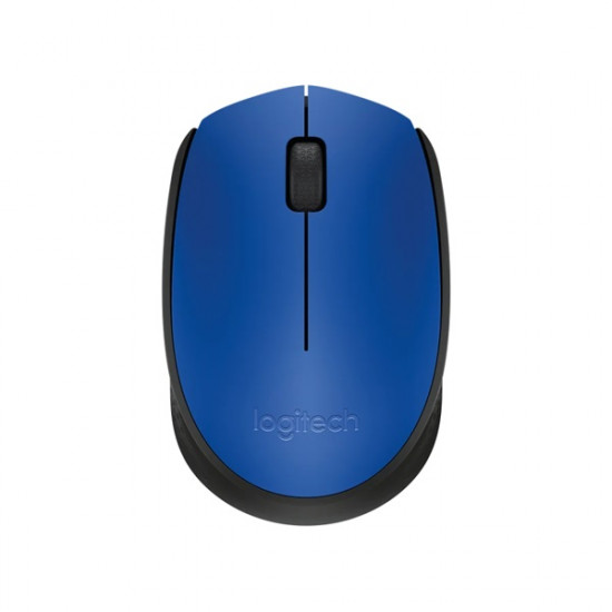 Logitech M171 vezeték nélküli egér kék-fekete (910-004640)