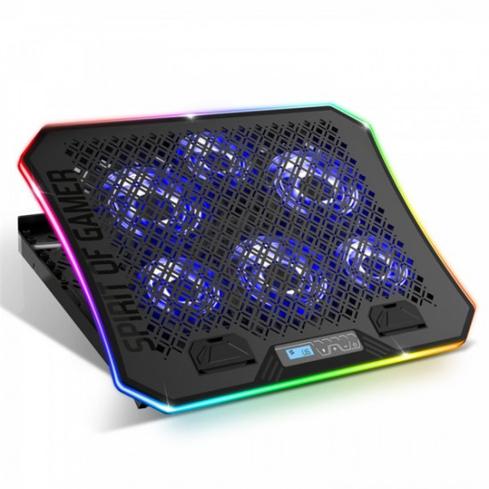 Spirit of Gamer AIRBLADE 1200 RGB LAPTOP hűtőpad 15-17