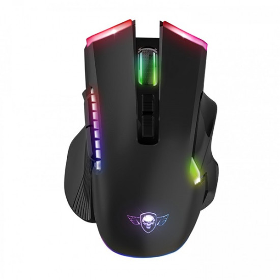 Spirit of Gamer ELITE-M70 4800DPI fekete vezeték nélküli gamer egér