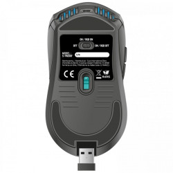 Spirit of Gamer PRO-M9 4200DPI fekete vezeték nélküli gamer egér