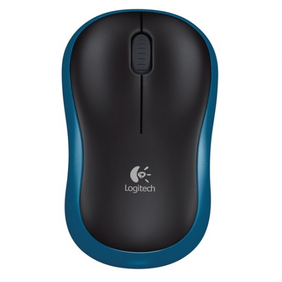 Logitech M185 vezeték nélküli optikai egér kék (910-002239)