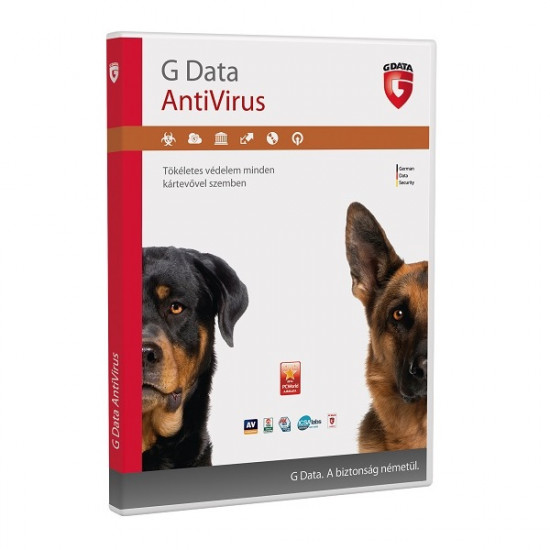 G Data Antivírus HUN  1 Felhasználó 1 év online vírusirtó szoftver