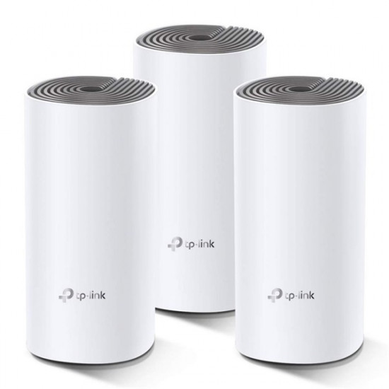 TPLINK Deco E43-Pack TP-Link Deco E4 AC1200 whole home Mesh WiFi system, 2 int.anteny, 3-pack