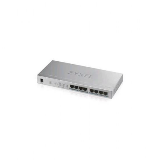 ZyXel GS1008HP 8-Portos GbE Nem-menedzselt PoE Switch (GS1008HP-EU0101F)