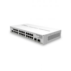MIKROTIK CRS326-24G-2S+IN 24xGig LAN 2xSFP+ Dual boot Desktop case managed switch