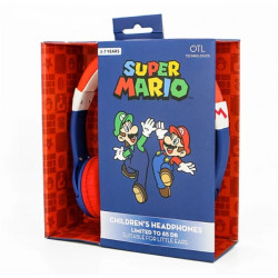 OTL SM0762 Junior Super Mario kék-piros fejhallgató (SM0762)