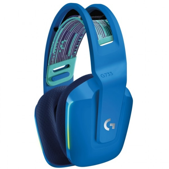 Logitech G733 vezeték nélküli gamer headset - kék (981-000943)