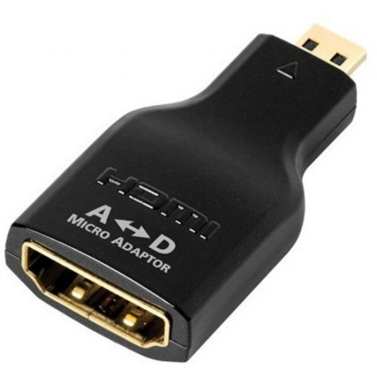 AudioQuest HDMI Type A - Micro Type D aranyozott csatlakozós adapter (HDMADAD)