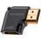 AudioQuest HDM90NUL HDMI Type A aljzat - Type A aljzat aranyozott csatlakozós 90 fokos adapter AudioQuest HDM90NUL HDMI Type A aljzat - Type A aljzat aranyozott csatlakozós 90 fokos adapter