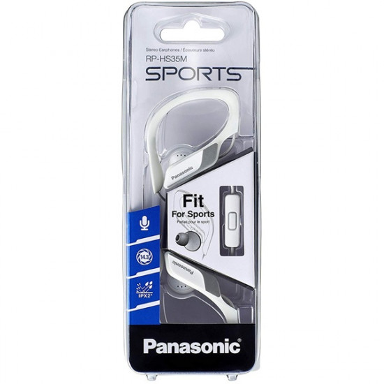 Panasonic vezetékes sport fülhallgató - fehér (RP-HS35ME-W)