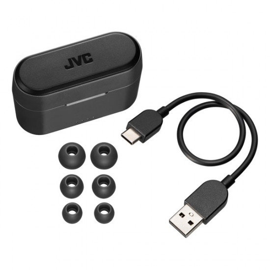 JVC True Wireless Bluetooth fülhallgató - fekete (HA-A9TB)